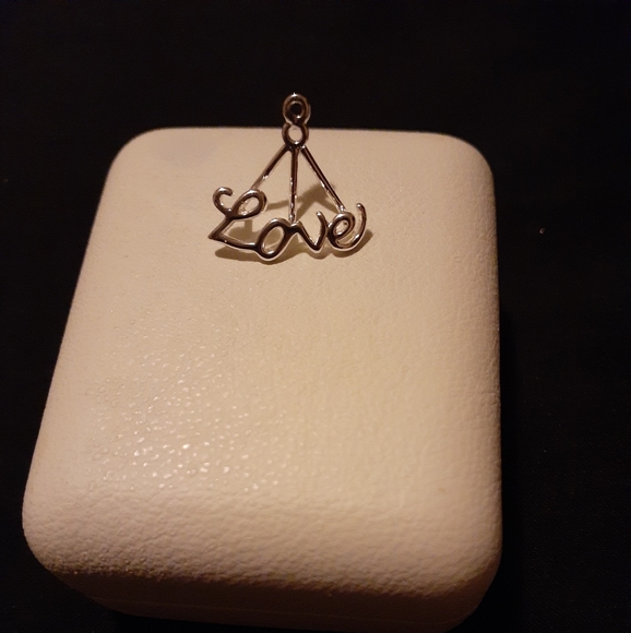 Silver Love Earrings - Picture 2 of 4